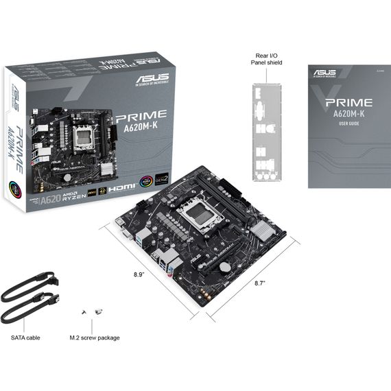 Материнська плата ASUS PRIME A620M-K | Зображення 6