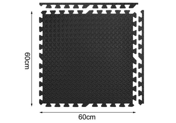 Мат-пазл (ластівчин хвіст) EasyFit SwallowTail з бортиком Чорний (EF-1950) | Зображення 3