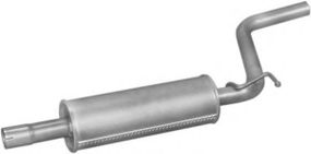 Глушник центр. VW CADDY (вир-во Polmostrow) POLMO 30267 на VW CADDY III универсал (2KB, 2KJ, 2CB, 2CJ)