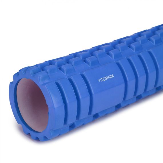 Масажний ролик Cornix EVA 45 x 14 см (валик, ролер) XR-0039 Blue | Зображення 1