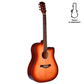 Акустична гітара Alfabeto Solid-RT (3 Tone Sunburst) + чохол