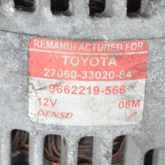 Генератор 90А Toyota Yaris 1.4 D4D Тойота Яріс 2706033020 9662219 | Зображення 5