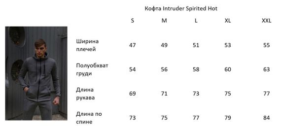 Теплий костюм Intruder 'Spirited Hot' сірий | Зображення 8