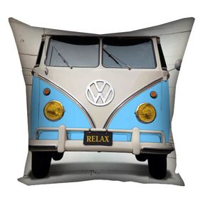 Подушка габардинова з принтом Volkswagen relax 30x30 (3P_VOL044)