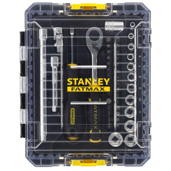 Набір торцевих головок 1/4 FATMAX® Maxi Drive, шестигранних, 48 предметів STANLEY FMMT98101-0 | Зображення 2