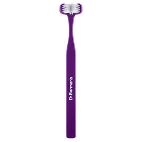 Тристороння зубна щітка Dr. Barman`s Superbrush, стандартна, фіолетова
