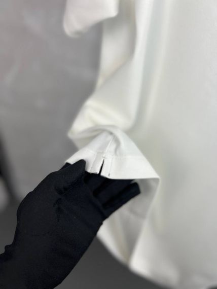 Футболка біла Brunello Cucinelli Classic Logo White f692 | Зображення 4
