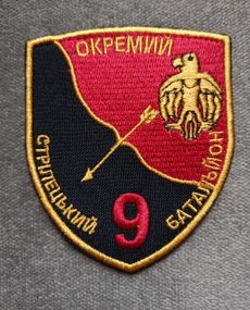 Шеврон 9 отдельный стрелковый батальон