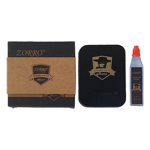 Бензиновая Зажигалка В Подарочной Коробке Zorro WW 2 | Зображення 5