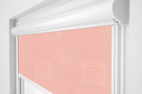 Рулонна штора Rolets Ікеа 2-1842-775 77.5x170 см закритого типу Рожева