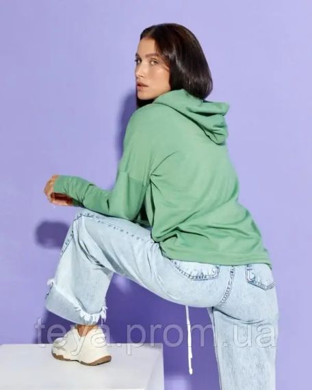 Толстовка колір зелений розмір L FI_004125 | Зображення 2