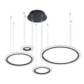 Подвесная люстра модерн BR-925S/4 LED 120W*2 BK