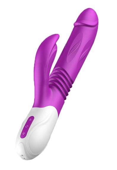 Вібратор для подвійної стимуляції Boss Series Expander and Thrusting Function Sex Aura | Зображення 1