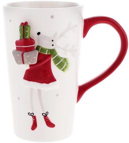 Кухоль керамічний "Олень з Подаркоми" 550мл