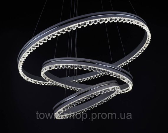 Люстра потолочная LED с пультом A55060/3P-wh-ch Белый 50-140х60х60 см. | Зображення 5