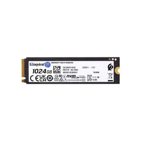 Накопитель SSD M.2 2280 1TB Kingston (SKC3000S/1024G) | Зображення 2