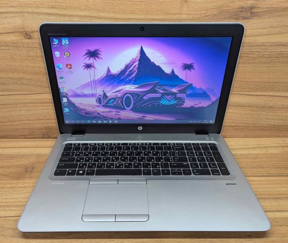 Ноутбук HP EliteBook 850 G3 / 15.6" (1366x768) TN / Intel Core i7-6600U (2 (4) ядра по 2.6 - 3.4 GHz) / 8 GB DDR4 / 256 GB SSD / Intel HD Graphics 520 / WebCam / Fingerprint / Windows 10 б/у + Подарок Флэш-накопитель USB 32 GB | Зображення 1