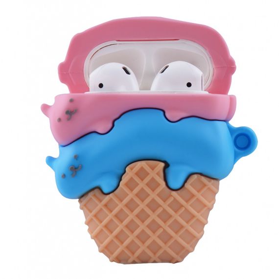 Чехол для Apple AirPods силиконовый Мороженое HC-73 | Зображення 2