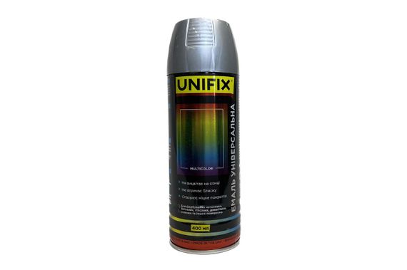 Эмаль универсальная Unifix - 400мл серебряная (951050)