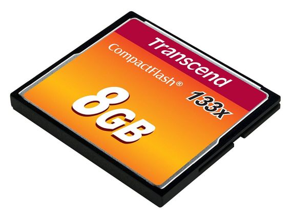 Карта памяти Transcend  8GB CF 133X (TS8GCF133) | Зображення 2