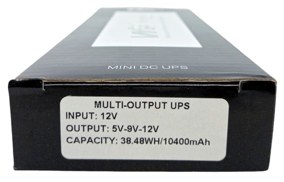 Джерело безперебійного живлення 10400 mAh USB, 9V, 12V для роутера Mini UPS WGP павербанк УПС + 3 перехідника | Зображення 8