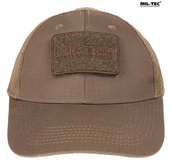 Бейсболка MIL-TEC Net Baseball Cap Coyoteз сіткою | Зображення 4