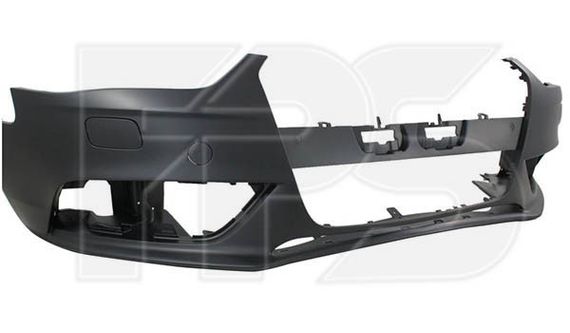 Передний бампер Audi A4 B8 '12-15 (с отв. омывателя; без отв. под п/троник)