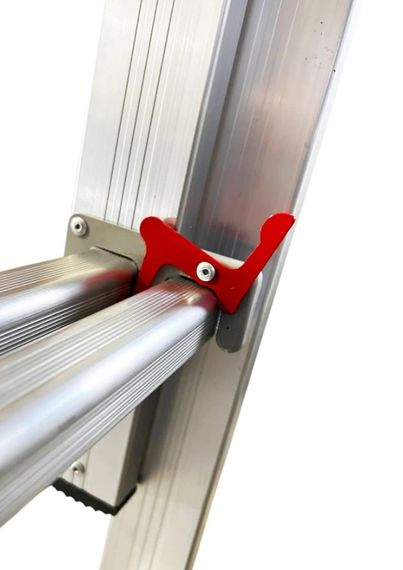 Драбина алюмінієва трисекційна GTM KME308 3x8 сходинок 2.18-4.88м (KME308) (39945) | Зображення 4