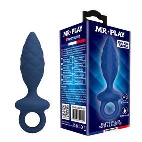 Анальна пробка MR. PLAY Butt Plug with Loop–Size S