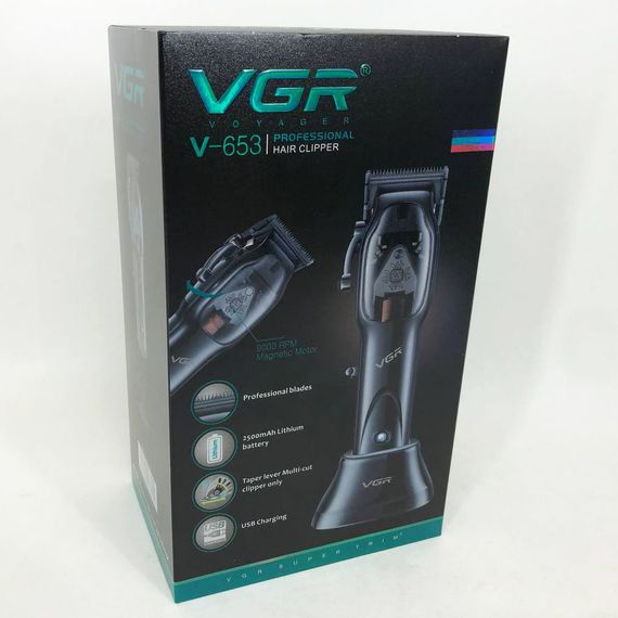 Бритва для бороды VGR Hair Clipper V-653 Voyager | Триммер беспроводной | QU-828 Беспроводная электробритва