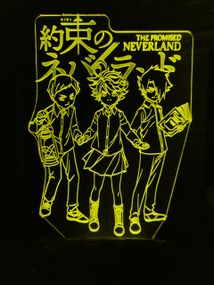 Акриловий світильник-нічник Обіцяний Неверленд жовтий tty-n000936