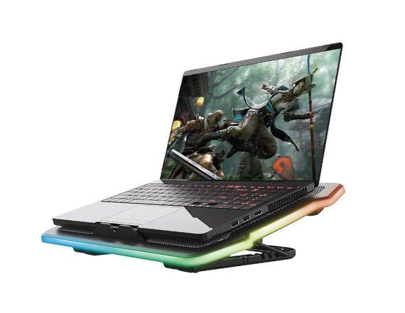 Підставка до ноутбука Trust GXT 1126 Aura (17') RGB Black (24192_TRUST) | Зображення 7
