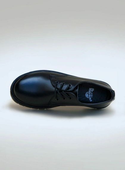 Чоловічі шкіряні класичні туфлі Dr Martens на шнурівці колір чорний | Зображення 5