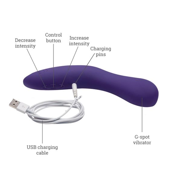 Смарт-вибратор для точки G We-Vibe Rave G-Spot Sex Aura | Зображення 5