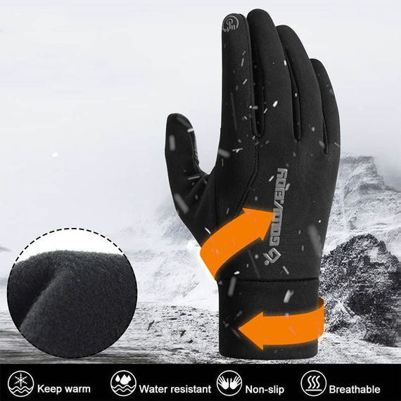 Перчатки сенсорные Golove joy (L) Anti-Slip 2023 Черный | Зображення 2