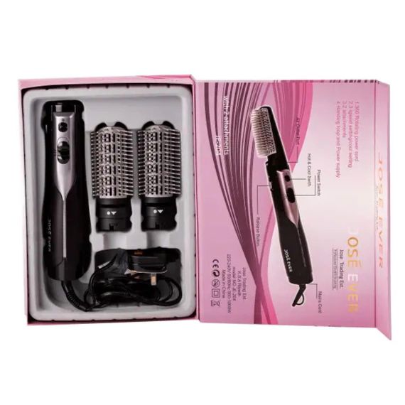 Фен стайлер для волос 2 в 1 Sokany JE204SL 1000 Вт Серебро | Зображення 5