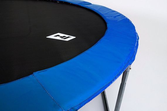 Батут Hop-Sport 12ft (366см) синій із внутрішньою сіткою | Зображення 7