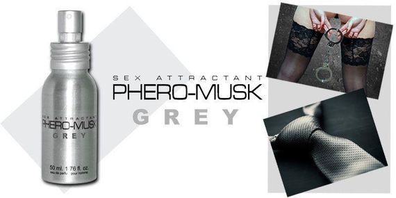 Парфуми з феромонами чоловічі PHERO-MUSK GREY, 50 мл Sex Aura | Зображення 1