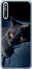 Чохол на Huawei P Smart S Димчастий кіт "825u-1813-2448"