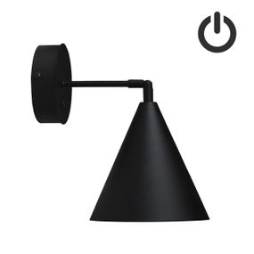 Бра з вимикачем Mont W180BT Чорний, Atmolight