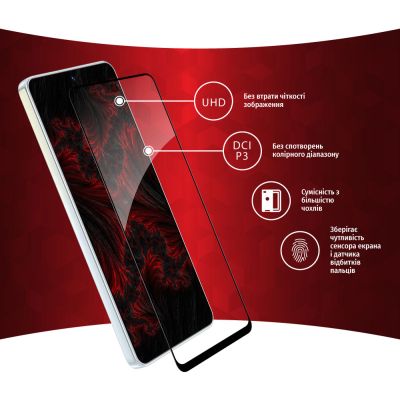 Стекло защитное Intaleo Full Glue Tecno Camon 19/19 Pro (1283126547270) | Зображення 2