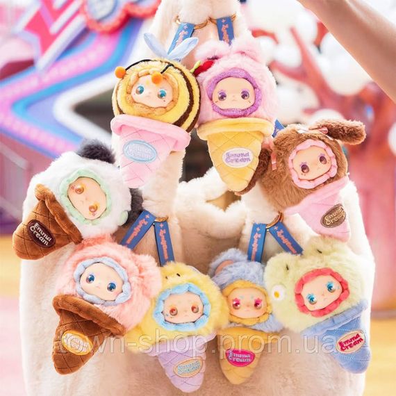 Коллекционная мягкая игрушка с кольцом Мороженко Pop Top MJ-000095 Lucky Emma серии "Scoop Ice Cream" | Зображення 1
