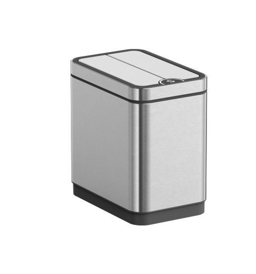 Відро для сміття сенсорне прямокутне Koer TC-020112-02 12 л нержавійка (KR5582) | Зображення 3