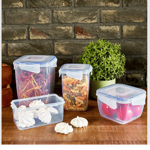 Контейнер універсальний 1,5л квадратний прозорий Фієста Алеана | Зображення 1