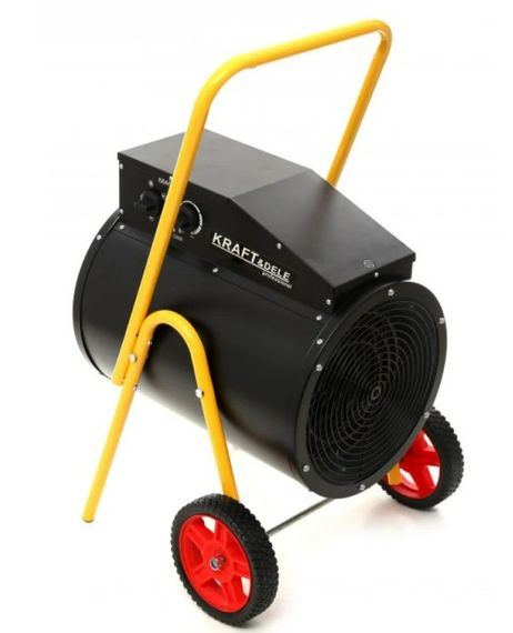 Теплова електрична гармата Kraft Dele 15 кВт, площа обігріву 250 кв.м., підлоговий, чорний (KD11726) | Зображення 2