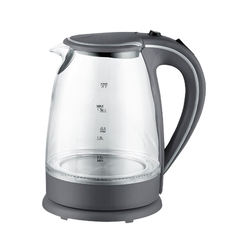 Електрочайник 1,7л 2000W скло (диск) MR-064-GREY Maestro