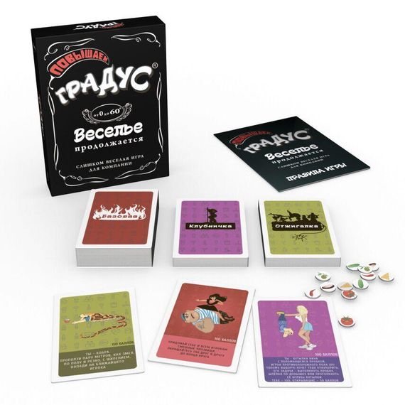 Застольная игра для компании «Повышаем Градус» (RU) | Зображення 1