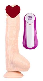 Вибромассажер Alexander Lee 10'' Vibrating Dildo, Flesh Sex Aura