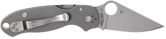 Ніж Spyderco Para 3 Maxamet G-10 Dark Gray | Зображення 1