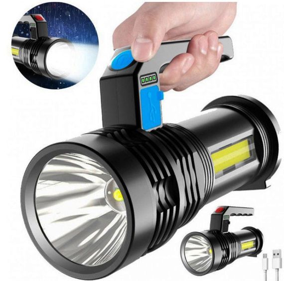 Портативний ручний світлодіодний ліхтар на акумуляторі Multifuncion work lights 3W | Зображення 1